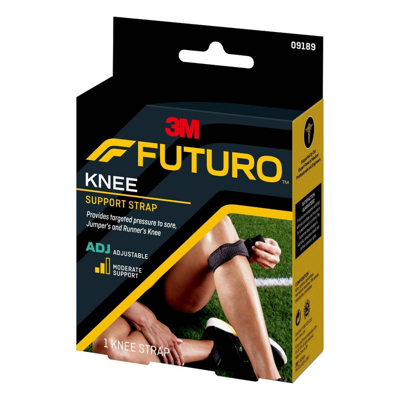 FUTURO Adjustable Knee Strap, Stabilizing Patella Tendon Strap for Runners - 1pk