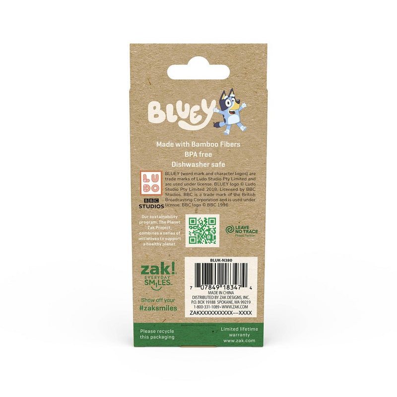 Zak Designs 2pc Bluey Wheat Straw Flatware Set