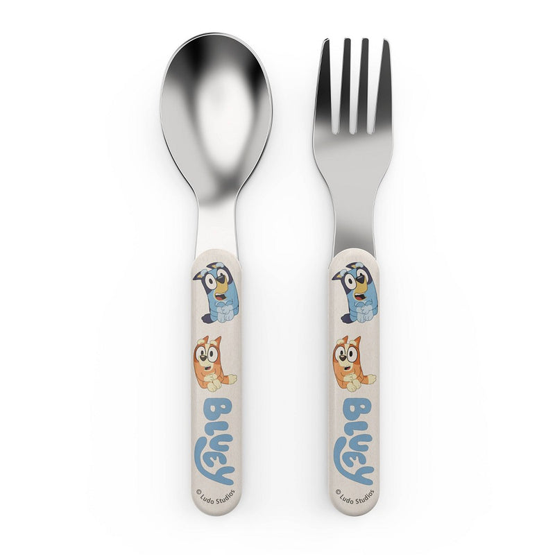Zak Designs 2pc Bluey Wheat Straw Flatware Set