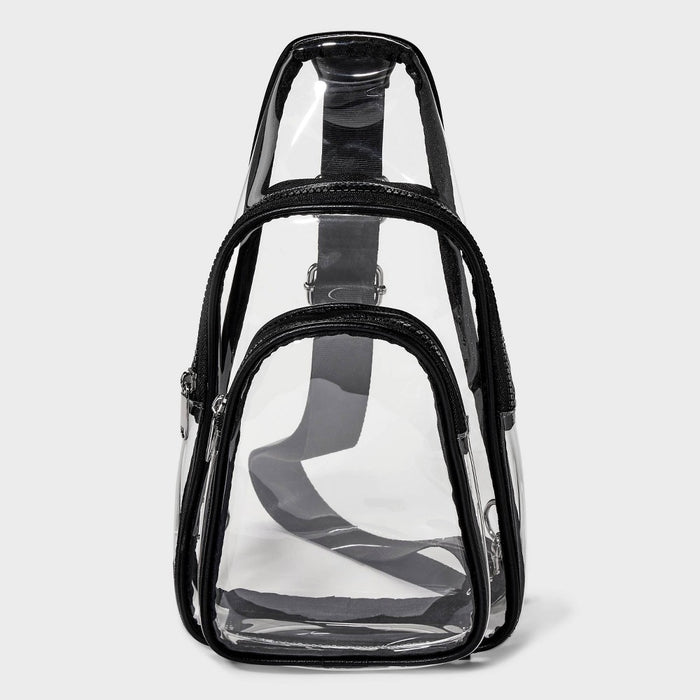 Flap Sling Crossbody Bag - Wild Fable Clear
