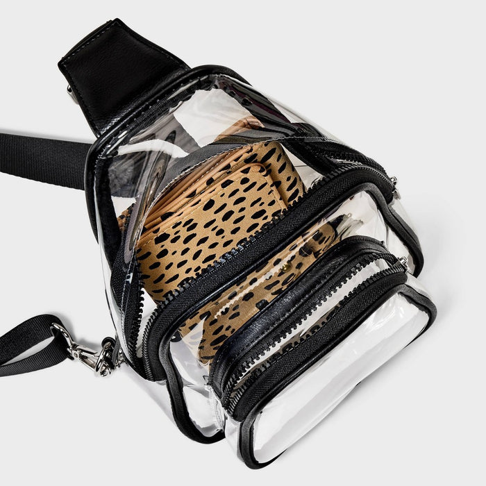 Flap Sling Crossbody Bag - Wild Fable Clear