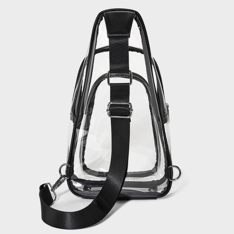 Flap Sling Crossbody Bag - Wild Fable Clear