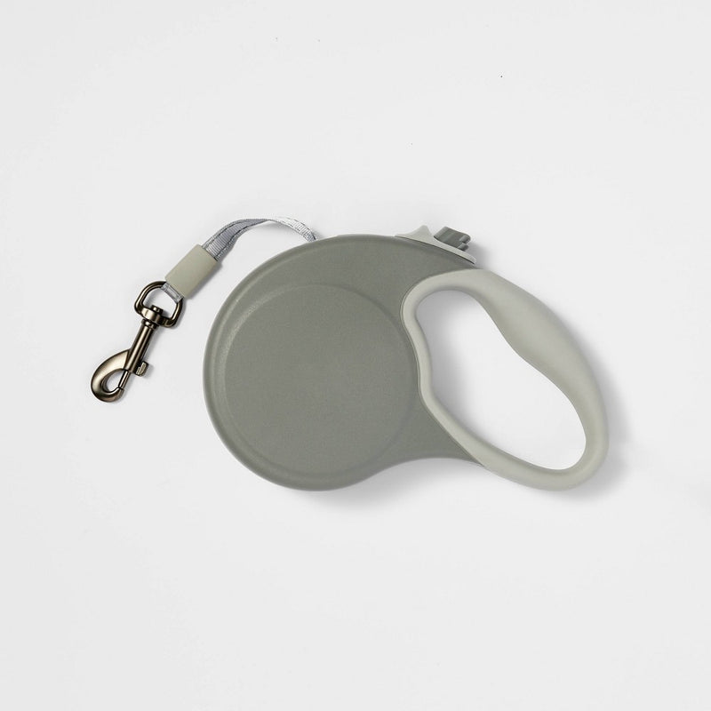 Retractable Dog Leash - S - Gray - Boots & Barkley