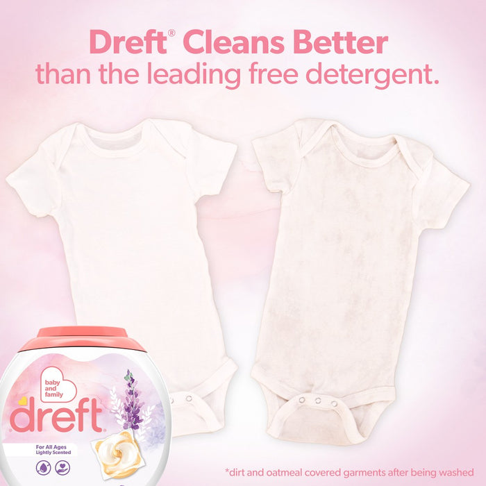 Dreft Laundry Detergent - Lightly Scented - 18ct
