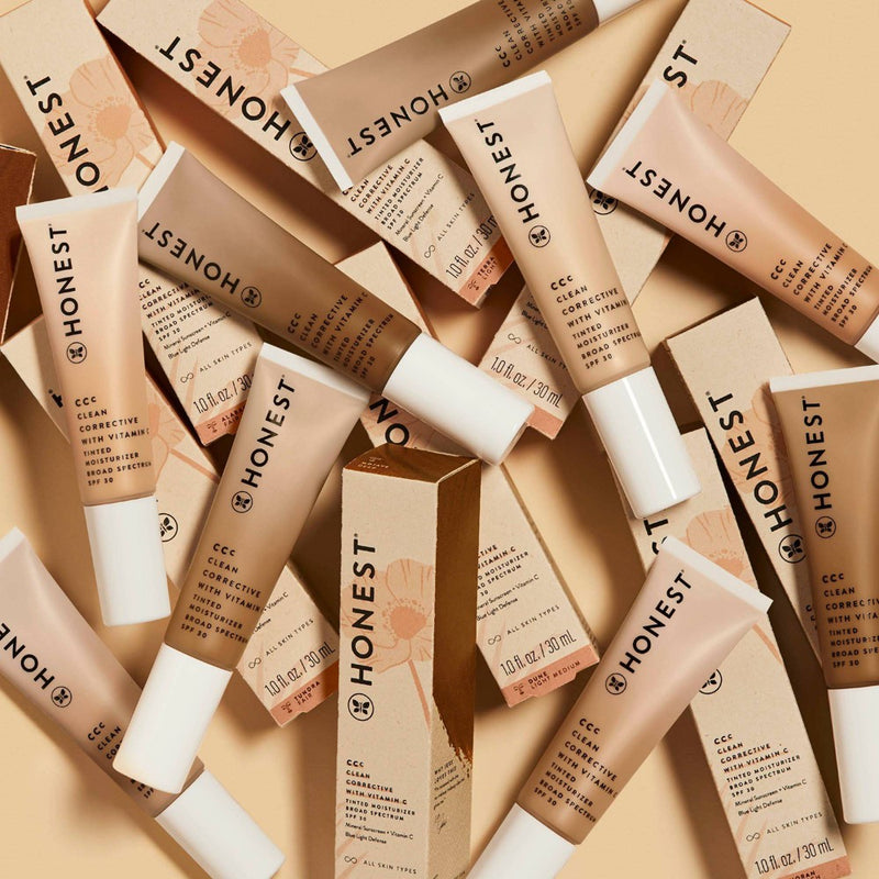 Honest Beauty CC Tinted Moisturizer with Vitamin C Blue Light Defence - SPF 30 - Terra Light - 1 fl oz