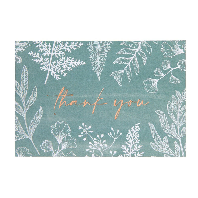 50ct Botanical Thank You Cards