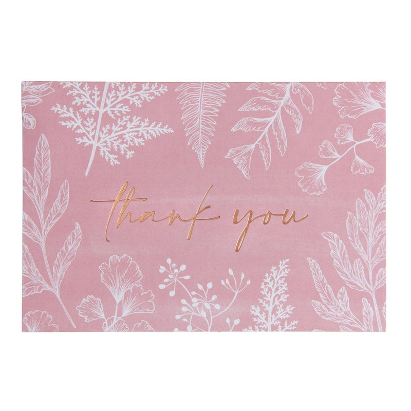 50ct Botanical Thank You Cards