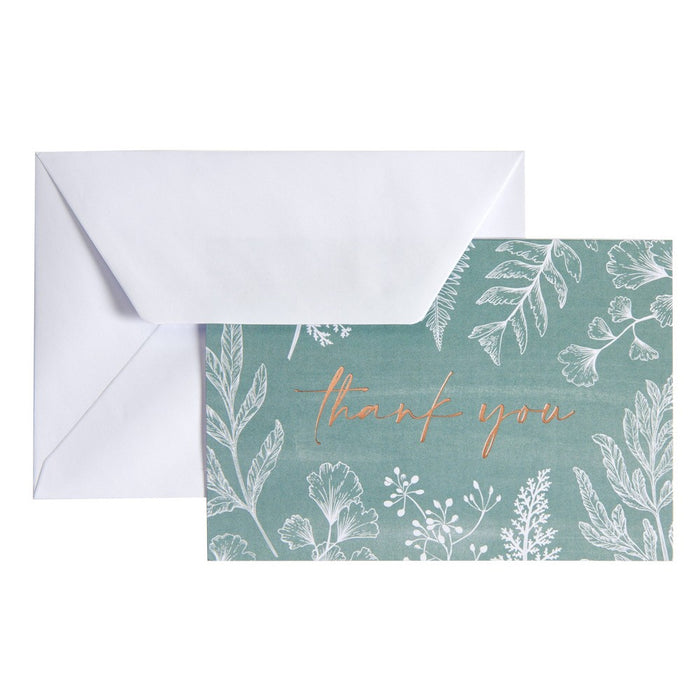 50ct Botanical Thank You Cards