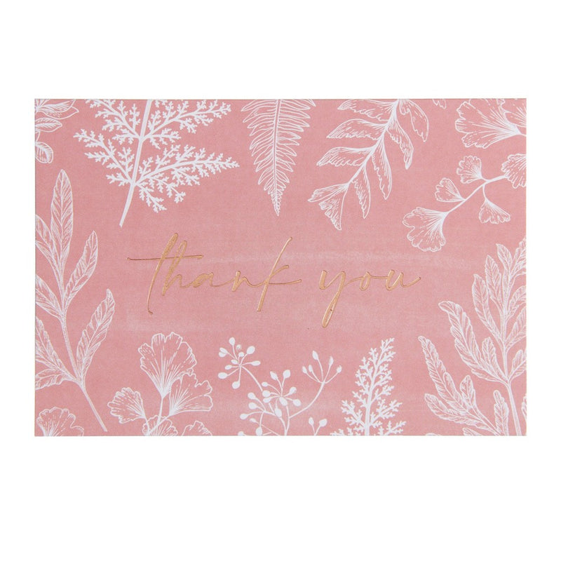 50ct Botanical Thank You Cards
