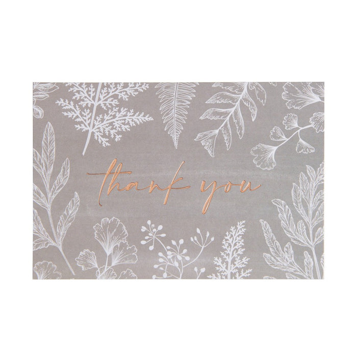 50ct Botanical Thank You Cards