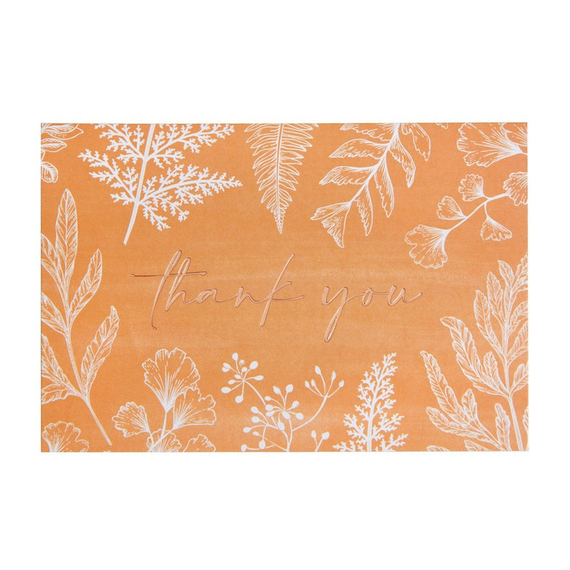 50ct Botanical Thank You Cards