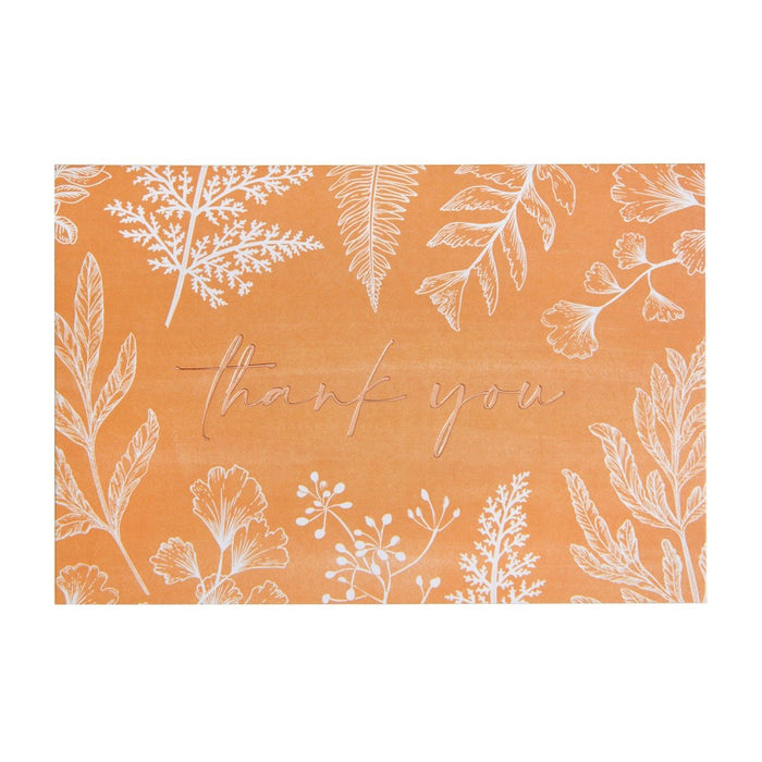 50ct Botanical Thank You Cards