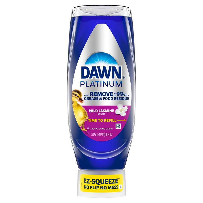 Dawn Wild Jasmine Platinum Ez Squeeze Dishwashing Liquid - 18 fl oz