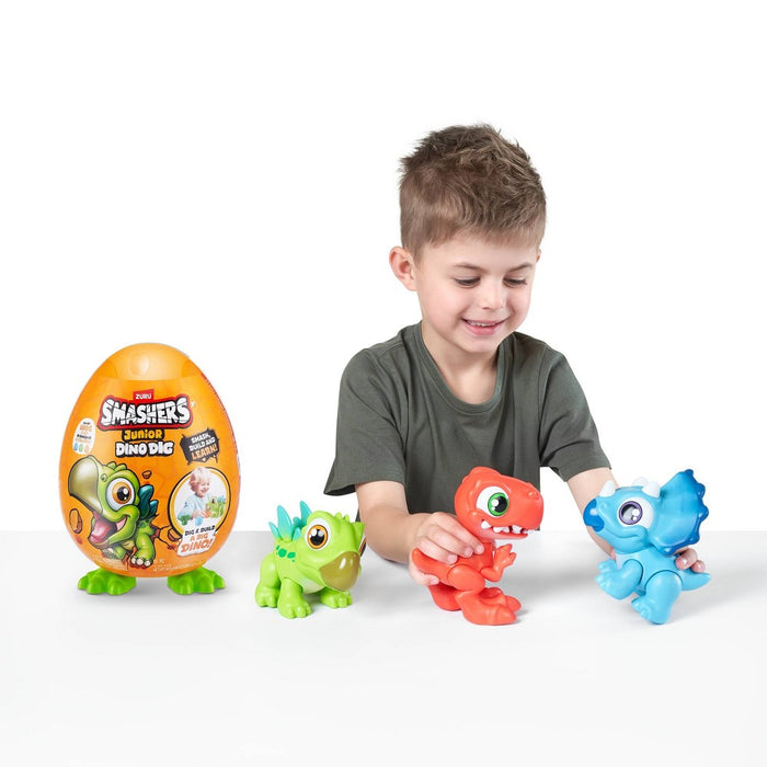 Smashers Stegosaurus Baby Junior Dino Dig Small Figure