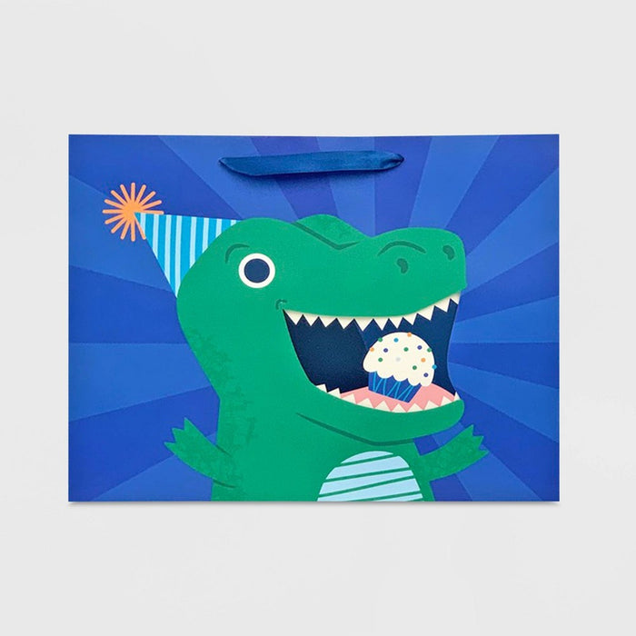Dino Cupcake Medium Bag Blue - Spritz