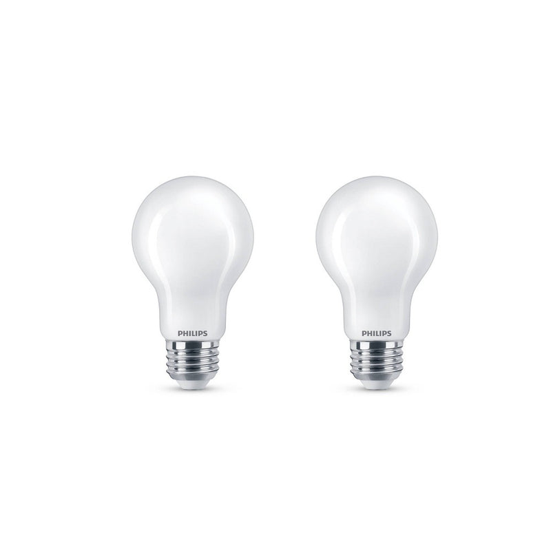 Philips UltraDef LED 75W Frosted Soft White A19 2P