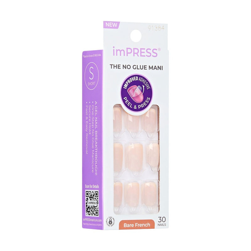 imPRESS Press-On Manicure Fake Nails - Heroic - 33ct