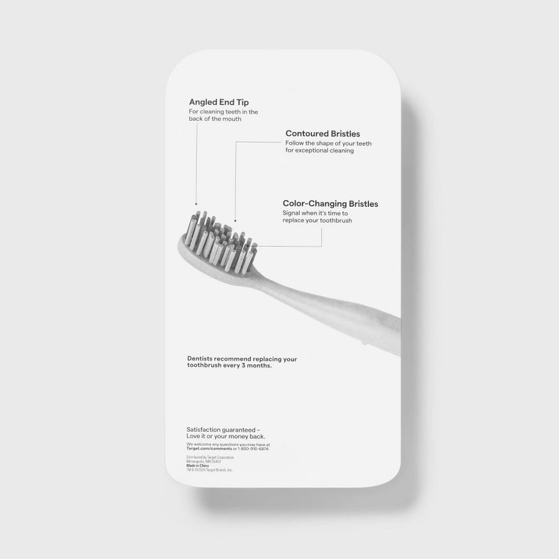 Deep Clean Toothbrushes Soft - up & up