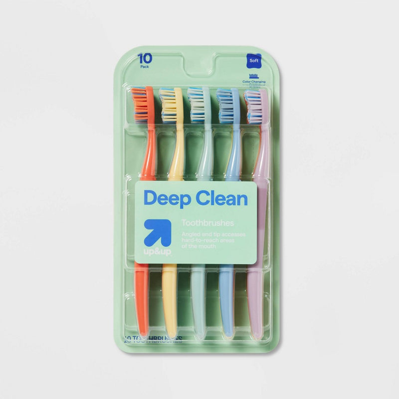 Deep Clean Toothbrushes Soft - up & up