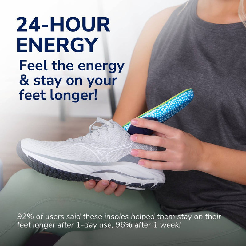 Dr. Scholl's 24-Hour Energy Multipurpose Insoles, Trim to Fit, Women's Shoe Size 6-10 - 1 Pair