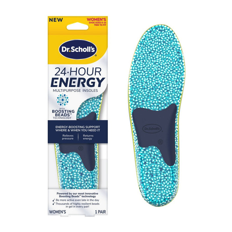 Dr. Scholl's 24-Hour Energy Multipurpose Insoles, Trim to Fit, Women's Shoe Size 6-10 - 1 Pair
