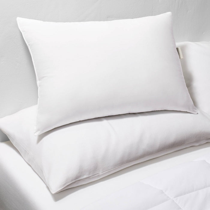 Standard/Queen Customizable Down Alternative Bed Pillow Insert White - Casaluna