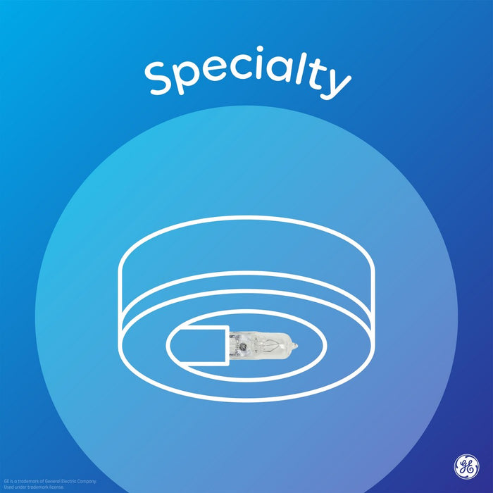 GE 2pk 25W T4 Halogen Light Bulb Soft White