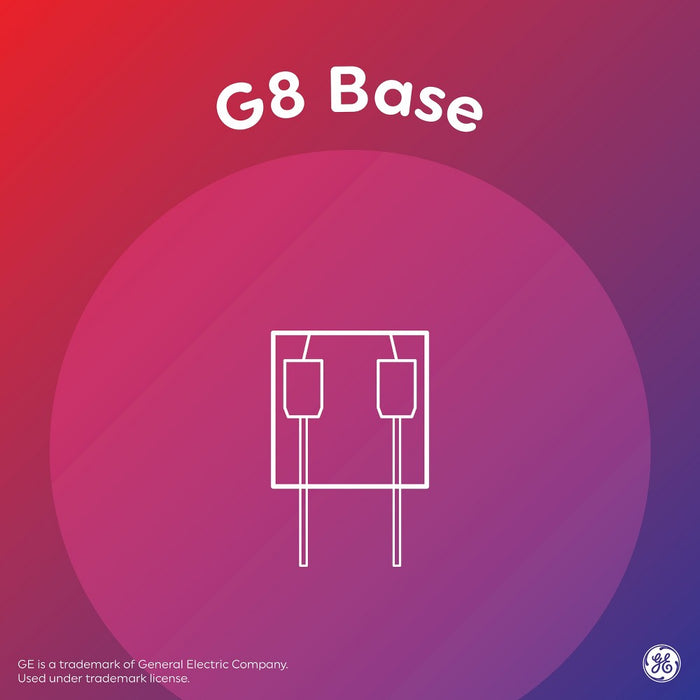 GE 2pk 25W T4 Halogen Light Bulb Soft White