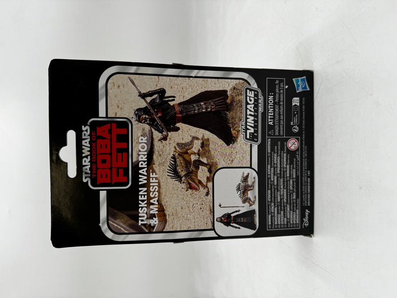 Star Wars: The Book of Boba Fett Tusken Warrior and Massiff Vintage Collection Action Figures (Target Exclusive) - 2pk