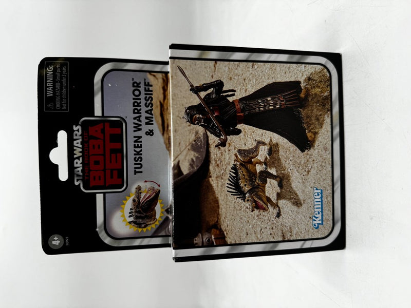 Star Wars: The Book of Boba Fett Tusken Warrior and Massiff Vintage Collection Action Figures (Target Exclusive) - 2pk