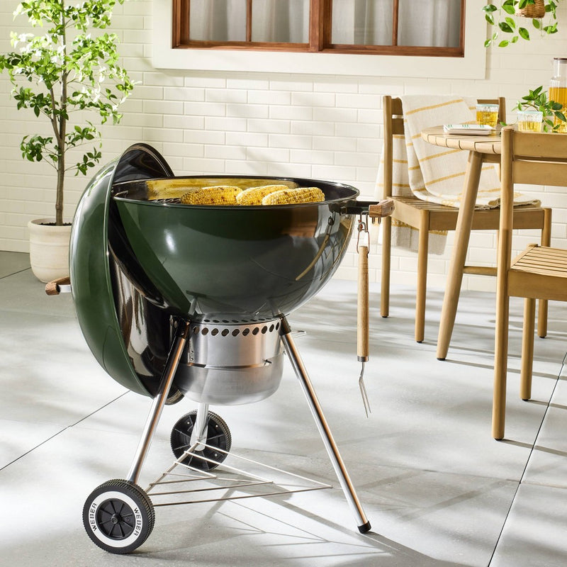 Weber 22" Charcoal Grill 1500573 Green - Hearth & Hand with Magnolia (LOCAL PICKUP ONLY)