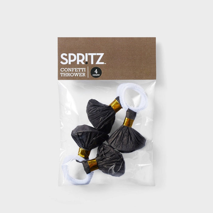 4ct Core NYE Confetti Popper - Spritz
