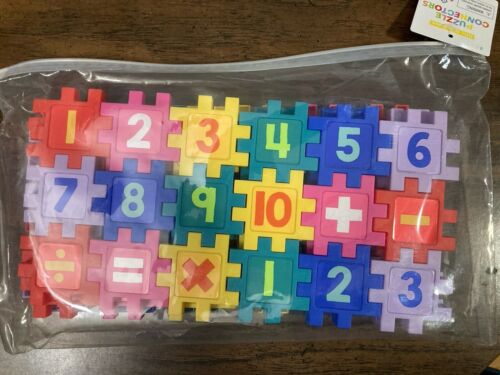 54ct Puzzle Connectors : Numbers - Bullseye's Playground
