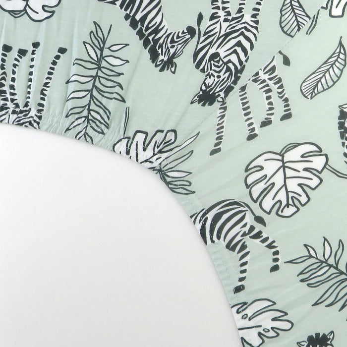 Honest Baby Organic Cotton Fitted Crib Sheet - Baby Zebra