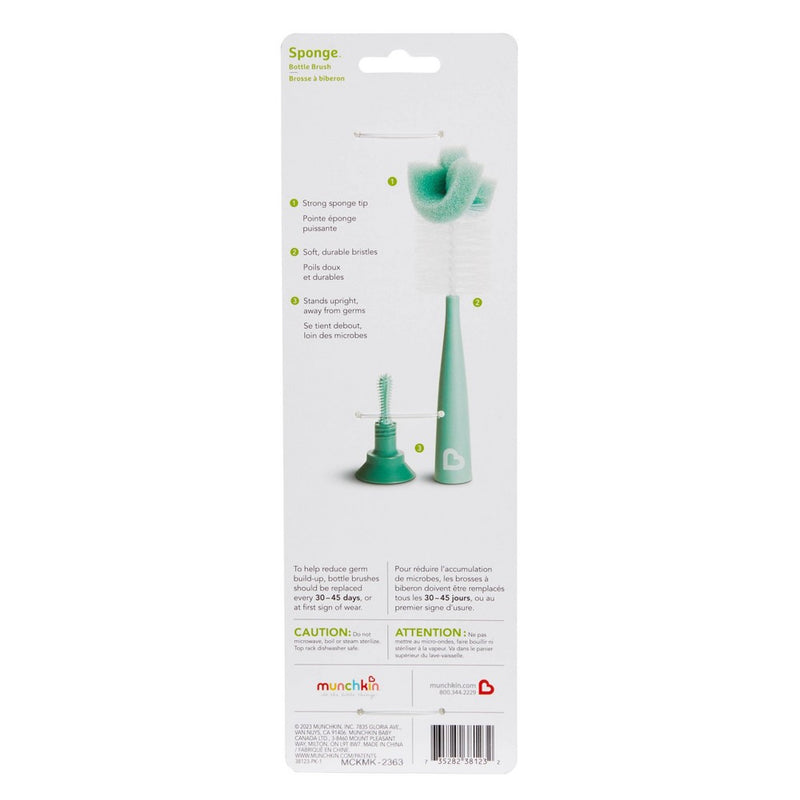 Munchkin Sponge Bottle Brush - Sage