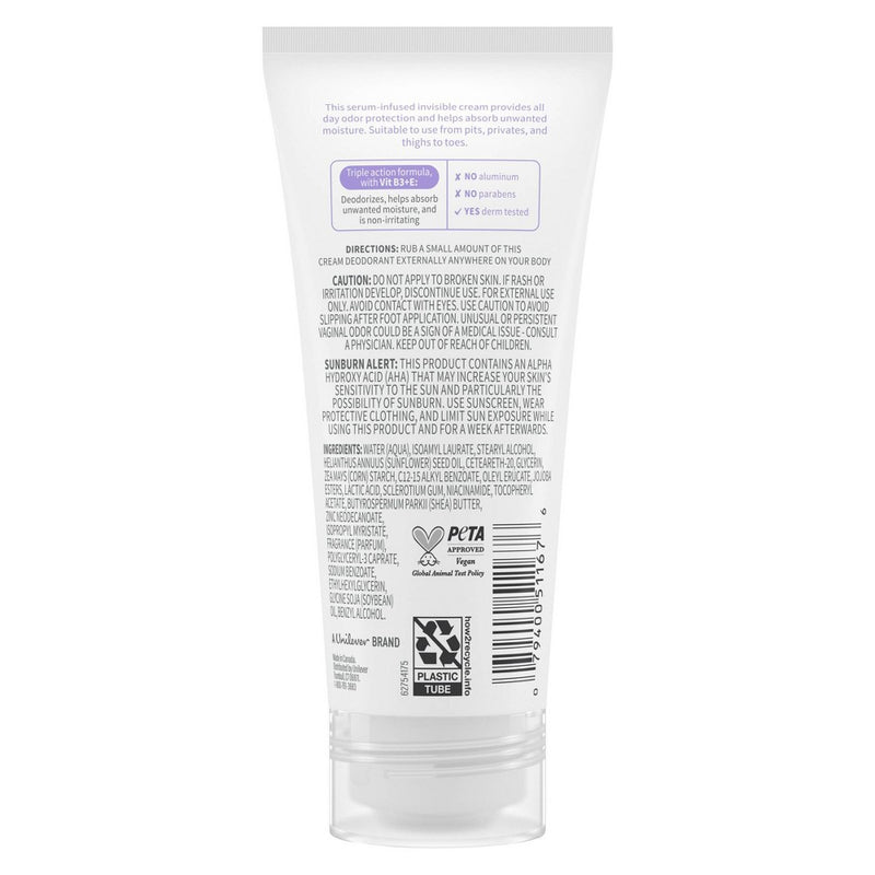 Dove Beauty Coconut & Vanilla Whole Body Deodorant Cream - 2.5 fl oz