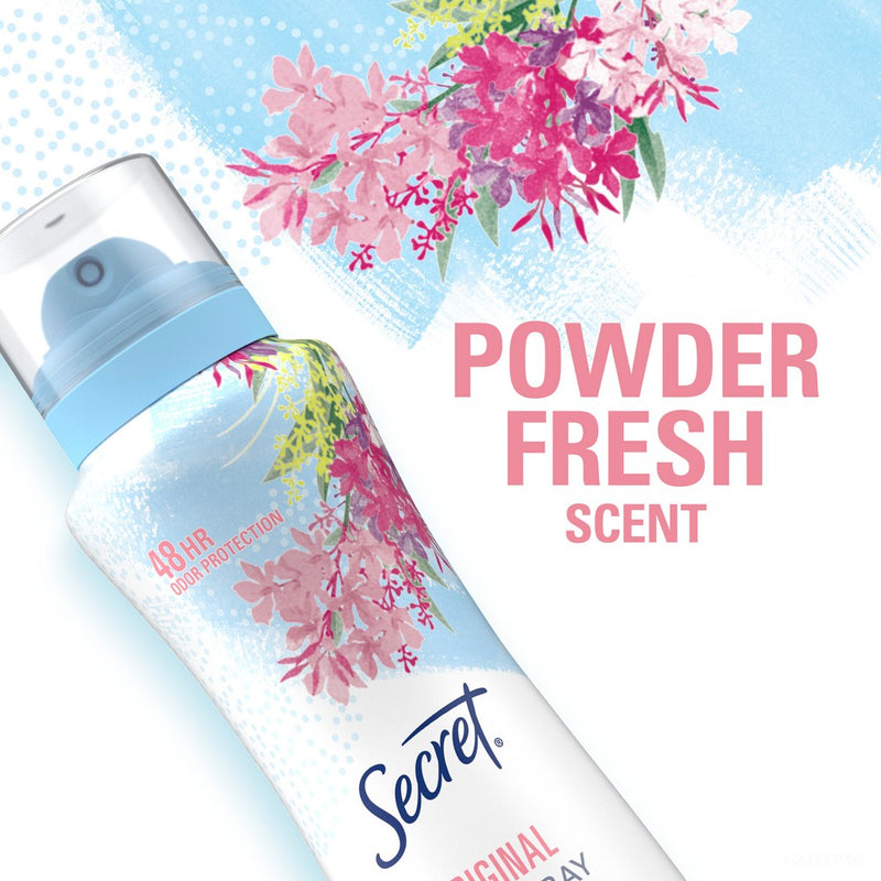 Secret Dry Spray Antiperspirant and Deodorant for Women - Powder Fresh - 4.1oz