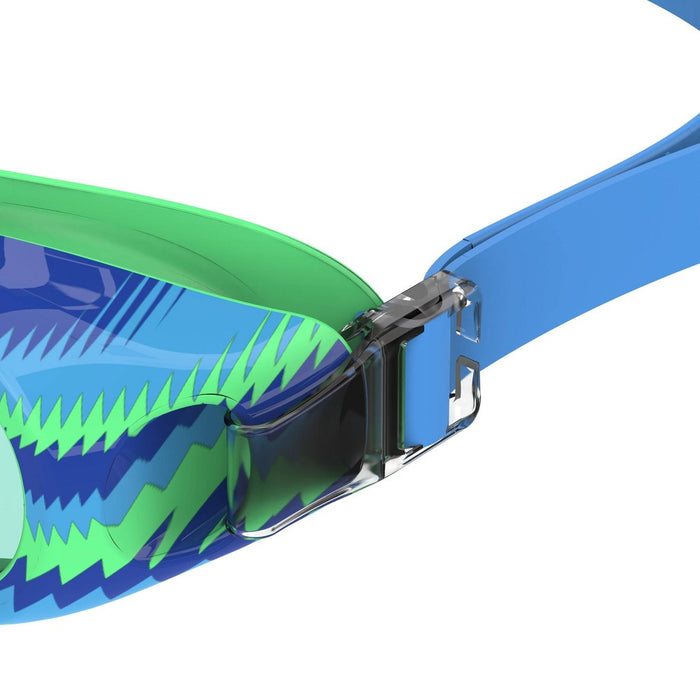 Speedo Kids' Glide Print Swim Goggles - Blue/Green Shark