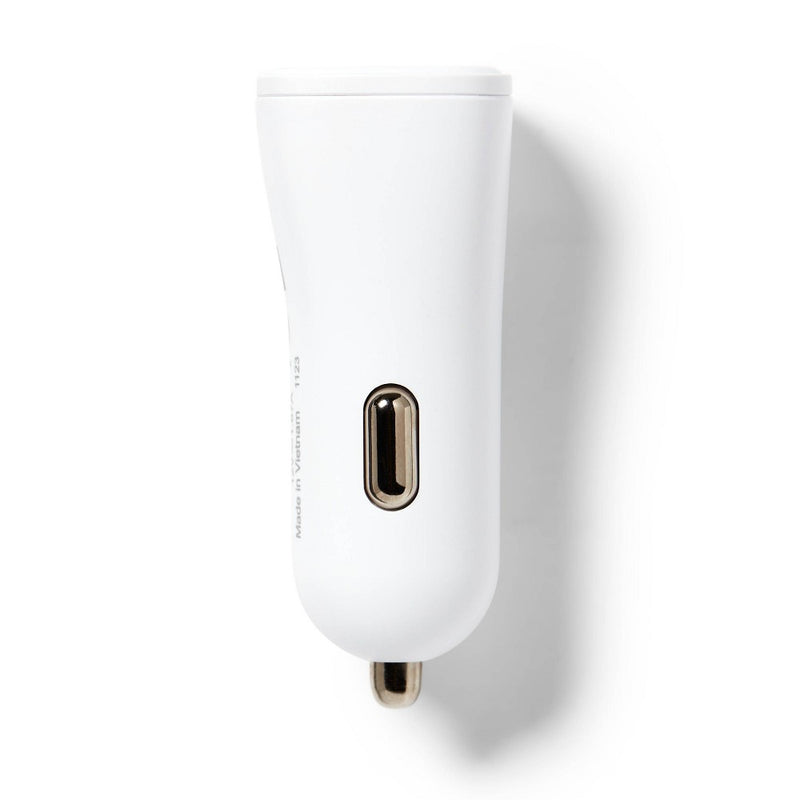 Single Port 20W USB-C Car Charger - dealworthy White