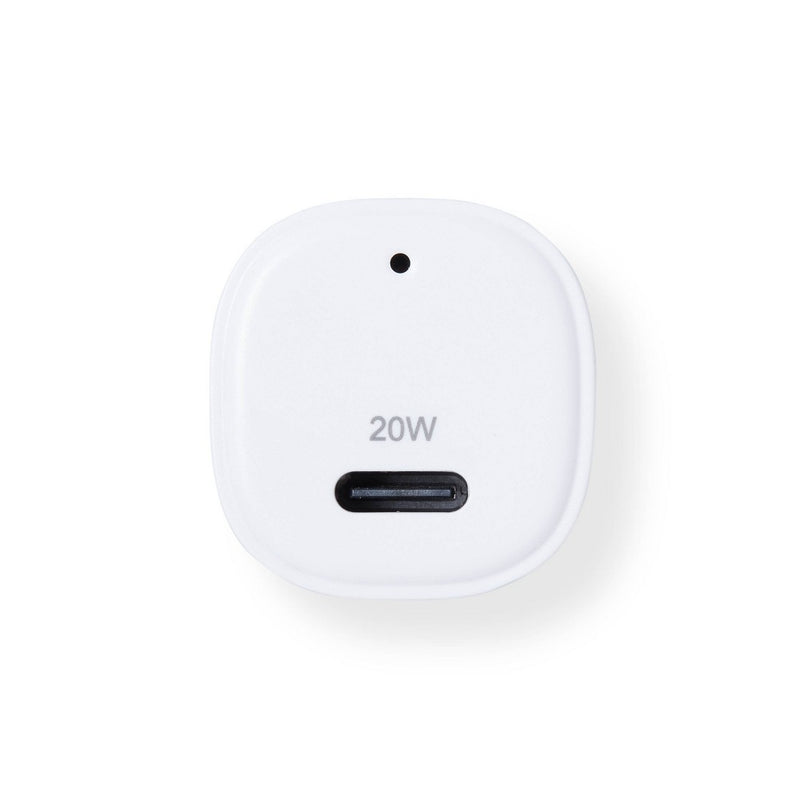 Single Port 20W USB-C Car Charger - dealworthy White