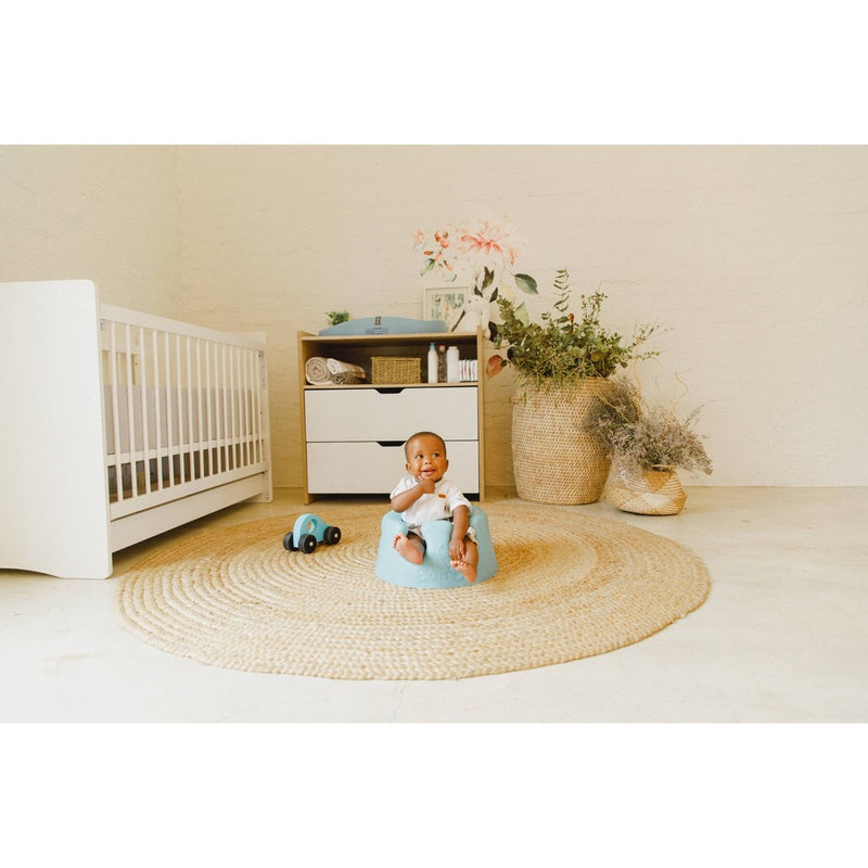 Bumbo Baby Infant Soft Foam Comfortable Floor Booster Seat - Blue