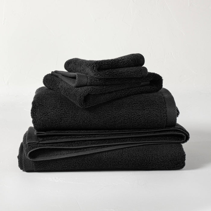 Organic Bath Towel Black - Casaluna