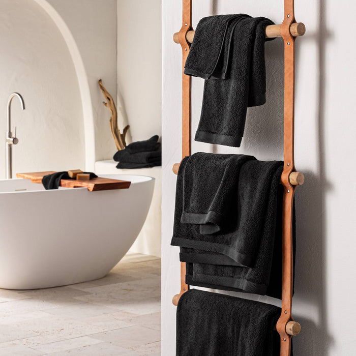 Organic Bath Towel Black - Casaluna