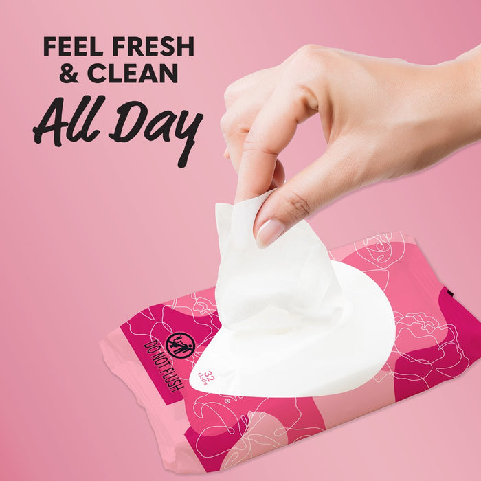 Summer's Eve Sheer Floral Sensitive Skin Feminine Wipes - 32ct