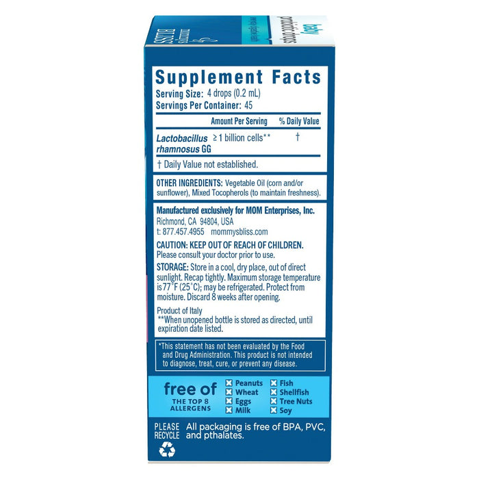 Mommy's Bliss Baby Probiotic Everyday - 0.34oz (45 servings)