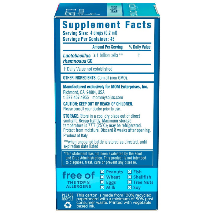 Mommy's Bliss Baby Probiotic Everyday - 0.34oz (45 servings)