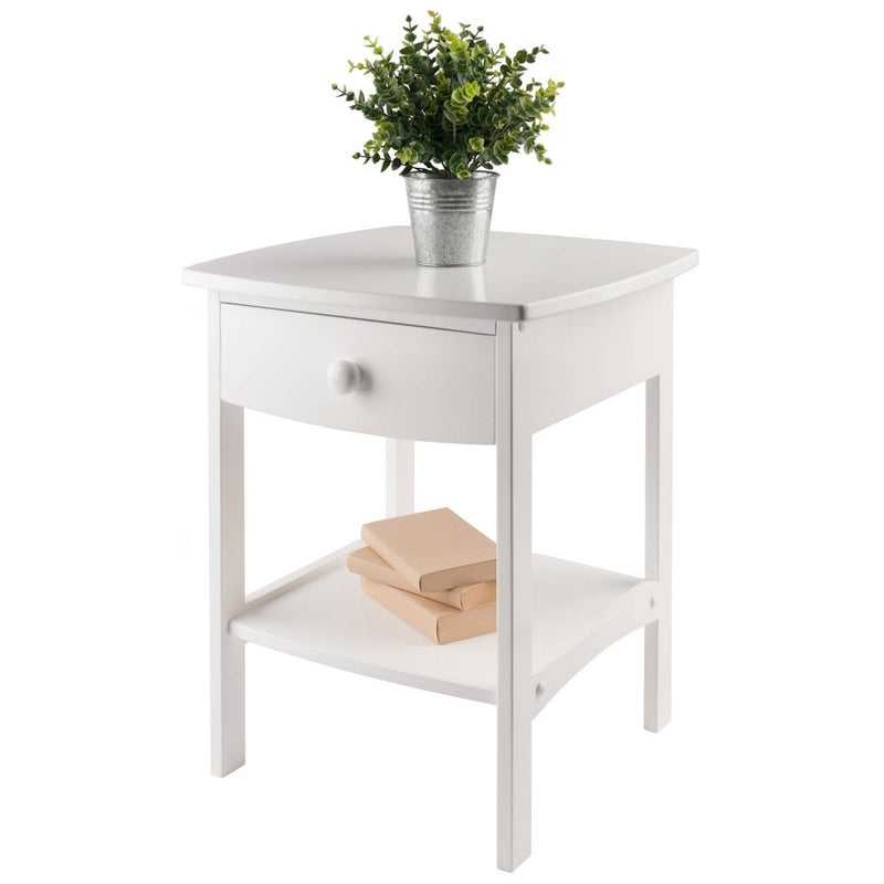 Claire Accent Table White - Winsome (LOCAL PICKUP ONLY)