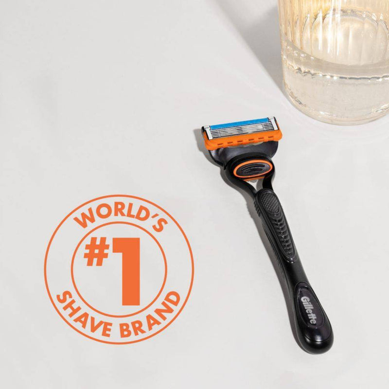 Gillette Fusion Value Pack Razor - Handle + 4 Blade Refills