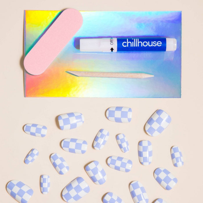 Chillhouse Chill Tips Nail Art Press Ons - Checked Out