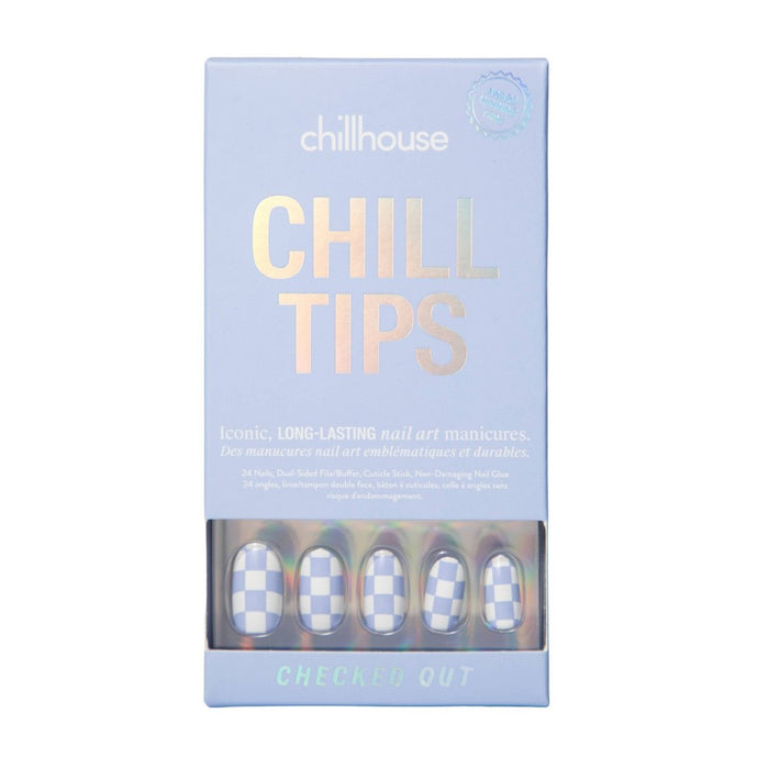 Chillhouse Chill Tips Nail Art Press Ons - Checked Out